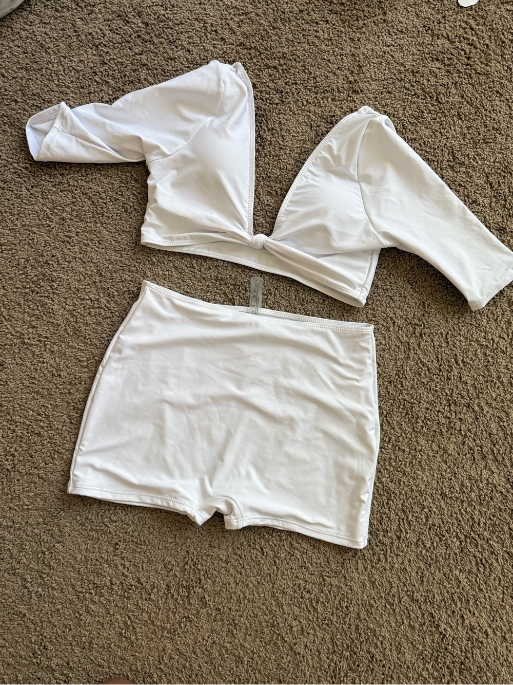 White Two-Piece swim Set